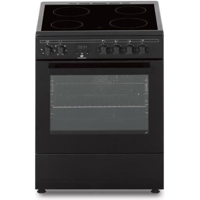 Cuisiniere vitrocéramique CONTINENTAL EDISON CECV60FCB - 4 feux - L58,8 xP61 xH83 cm - Noir