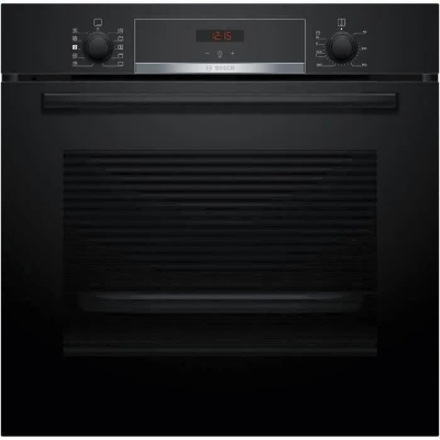Four ecoclean - BOSCH SER4 - HQA534BB3F - Noir - 8 modes de cuisson - 59,5 x 59,4 x 54,8 cm