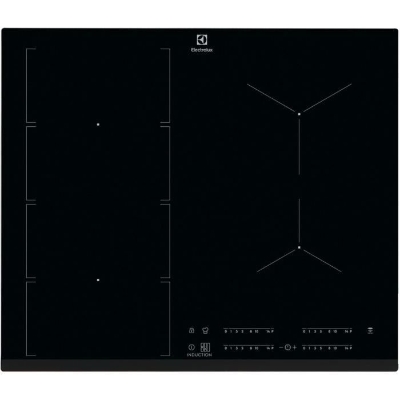 Table de Cuisson Induction ELECTROLUX - 4 foyers - Zones modulables - FlexiBridge Série 600 - Mode chef - L60 x P52 - EIV654