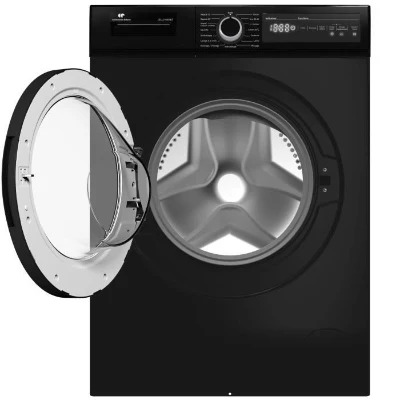 Lave-linge hublot  CONTINENTAL EDISON CELL10140IBT - 10kg - Largeur 59,6 cm - Classe A - 1400 trs - moteur induction - noir mat