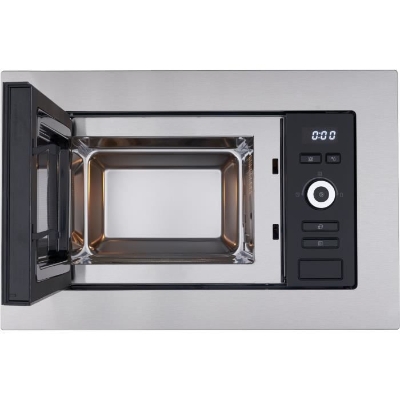 Four micro-ondes encastrable Grill CONTINENTAL EDISON MO20IXEG L59,5 x H38,8 cm x P34,35 cm 20L Inox