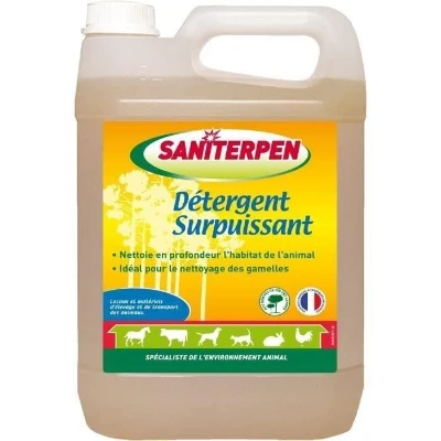 SANITERPEN - Détergent Surpuissant 5L -  Nettoie en profondeur. Formule concentrée Pin des landes