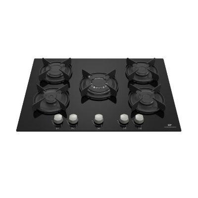 Table 5 foyers CONTINENTAL EDISON - Gaz verre noir