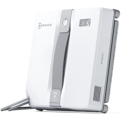 ECOVACS WINBOT Mini - Robot de Nettoyage de vitres - Design Compact - Double Buses avec pulvérisation ultrasonique