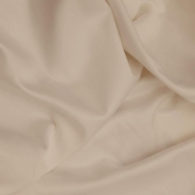 Parure de lit - 1 housse de couette 220 x 240 cm + 2 taies d'oreiller 60 x 60 cm - Satiné 100% coton - Beige
