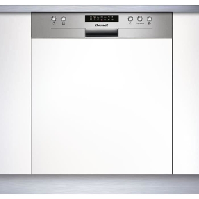 Lave-vaisselle semi-encastrable BRANDT LVE334X - 13 couverts - 44 dB