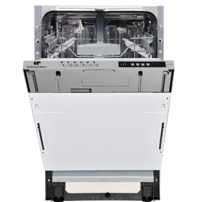 Lave-vaisselle encastrable CONTINENTAL EDISON CELV1045FI-10 couverts - Largeur44,8cm - Classe D - 45 dB - Blanc