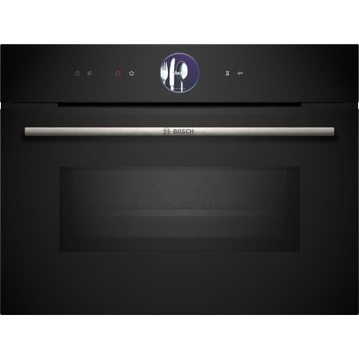 Four combiné micro-ondes encastrable BOSCH SER8 - CMG7761B1 - Noir - 45 L - 20 modes de cuisson