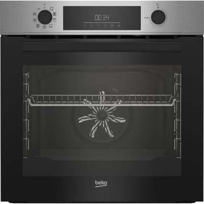 Four encastrable Pyrolyse Chaleur pulsée BEKO BBIM11300XMP Inox - Porte froide - 72L - Classe A+