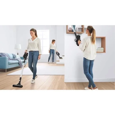 BOSCH BBS611BSC - Aspirateur balai multifonction sans fil - noir - aspirateur a main intégré - 2 vitesses - 30 mn d'autonomie