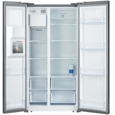 Réfrigérateur américain - CONTINENTAL EDISON - CERANF556IX1 - Distributeur eau / glaçons - Classe E - 91,1 x 70,6 x 178 cm - Silver