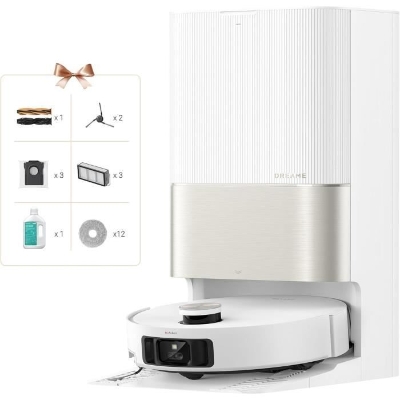Robot Aspirateur Laveur DREAME X50 Ultra - 220 mn autonomie - 20 000 Pa - Auto-nettoyage