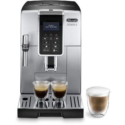 Machine expresso automatique avec broyeur - DELONGHI - DINAMICA ECAM 350.35.SB - Ecran 4 recettes - Silver