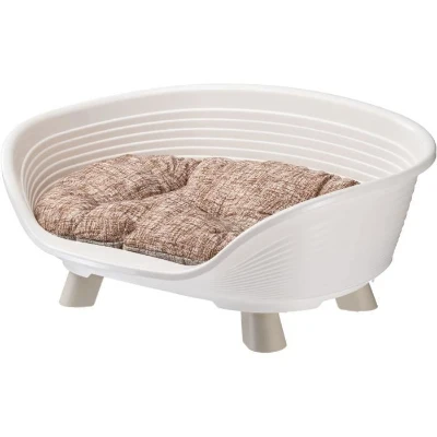 Corbeille - FERPLAST - THRONE 4 - Avec coussin relax - Blanc
