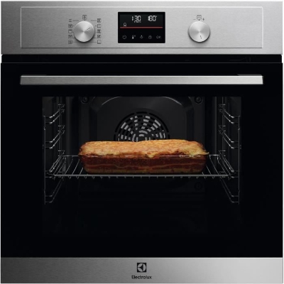 Four encastrable multifonction pyrolyse - ELECTROLUX - COH4P06BX3 - Inox - Anti-trace - Porte froide - 25 programmes de cuisson