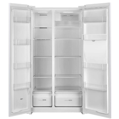 Réfrigérateur américain - CONTINENTAL EDISON - CERA505NFWD - 503 L - Total No Frost (Sans givre) - Classe D - L92 x H177 cm - Blanc