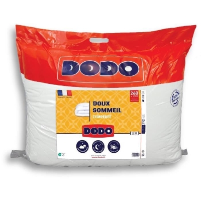 DODO - Couette tempérée 300 g/m² - DOUX SOMMEIL - 240 x 260 cm - Blanc