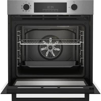 Four encastrable Pyrolyse Chaleur pulsée BEKO BBIM11300XMP Inox - Porte froide - 72L - Classe A+