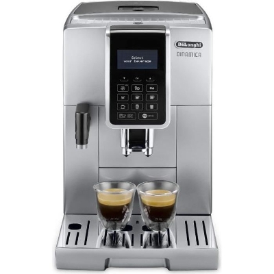 Machine a café expresso avec broyeur - DELONGHI - ECAM 350.75.S - Dinamica - 1.8 Litres - Capacité réservoir 300g - Argent