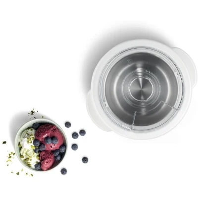 Accessoire sorbetiere - BOSCH - MUZ5EB2 - Réfrigérant double paroi - 550 g de glace max - Pour MUM5