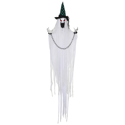 HOMCOM Geister-Dekoration für Halloween, Grusel-Heulen und Bewegung, batteriebetrieben