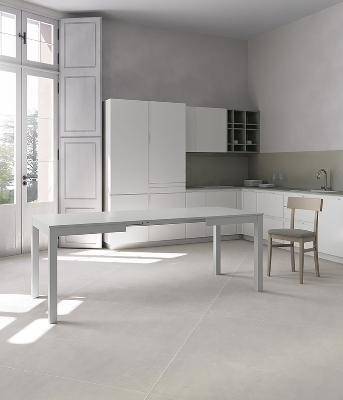 E-STYLO Tavolo allungabile moderno, perfetto per chi desidera ottimizzare gli spazi senza rinunciare a stile e funzionalità, 80cm X 130/210cm H. 76cm