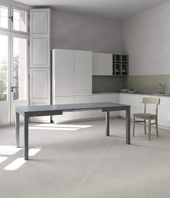 E-STYLO Tavolo allungabile moderno, perfetto per chi desidera ottimizzare gli spazi senza rinunciare a stile e funzionalità, 80cm X 130/210cm H. 76cm