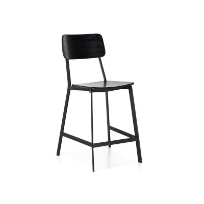 E-STYLO Sgabello moderno con alzata a gas, ideale per arredare angoli bar, cucine con penisola o isola con stile e funzionalità, 51cm X 51.5cm H. 97cm