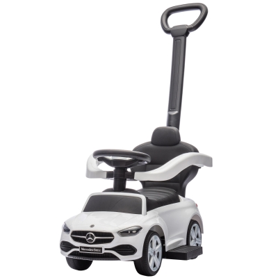 AIYAPLAY Voiture Enfant 1-3 Ans Convertible Mercedes Blanc