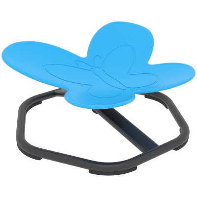 AIYAPLAY Kids Swivel Butterfly Chair for Training, Blue