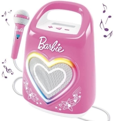 Enceinte Bluetooth - LISCIANI - Barbie Party - Compatible micro - Connectivité smartphone - Idéal pour chanter et danser