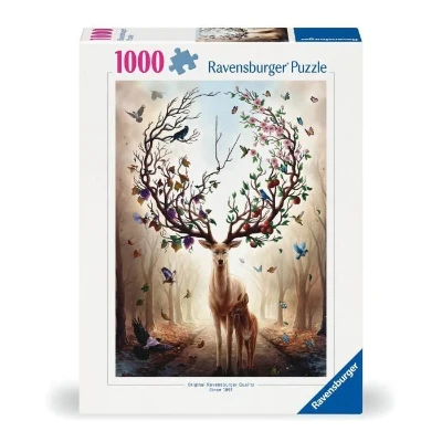 Puzzle 1000 pieces Cerf Fantaisie, Adultes et enfants dés 14 ans, Puzzle de qualité supérieure, 12000459, Ravensburger