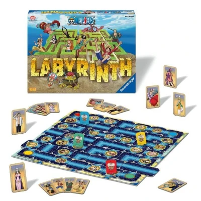 Ravensburger–Jeu de société classique–Labyrinthe One Piece–Jeu de plateau-Jeu de réflexion-Enfant et Famille–Des 7 ans–Mixte–22887