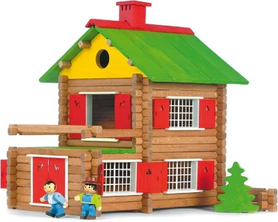 Jeujura - Construction en bois - Mon Chalet en Bois 175 pieces