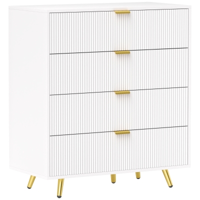 Chest of Drawers 80W x 40D x 90Hcm White