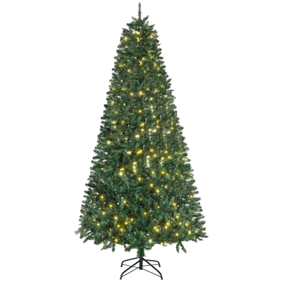 HOMCOM Albero di Natale 106cm x 106cm x 225cm Verde