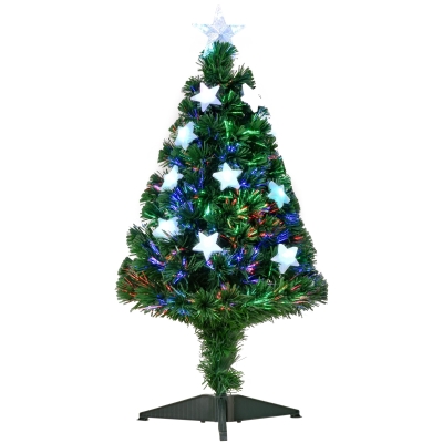 HOMCOM Albero di natale 45cm x 45cm x 90cm Verde