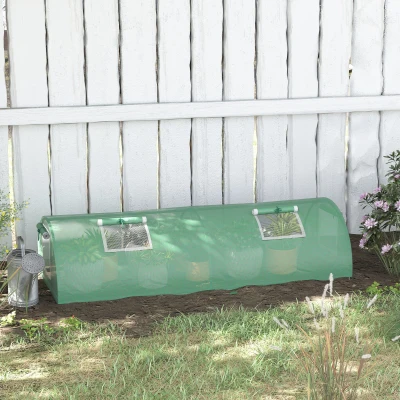 Outsunny Piccola serra 200x80x45 cm Verde
