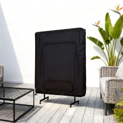 SPORTNOW Copertura Tavolo da Ping Pong 257x153x5 cm in PE Nero