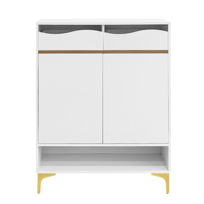 Scarpiera con illuminazione LED, Bianco