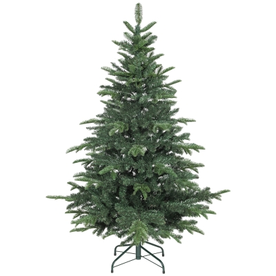 HOMCOM 5ft Artificial Christmas Tree Easy Assembly Green