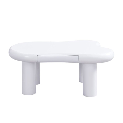 Tavolino da salotto a forma di nuvola, Bianco