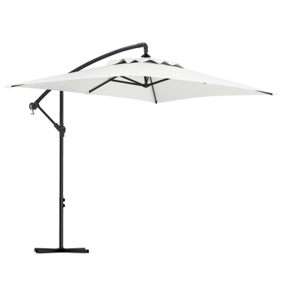 Outsunny Parasol Déporté Rectangulaire UV 294x193x250cm