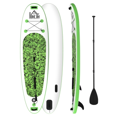 HOMCOM Inflatable Stand Up Paddle Board 10' Non-Slip Khaki