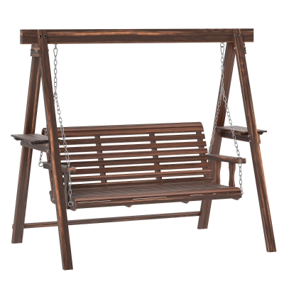Swing Bench 198W x 120D x 171Hcm Carbonised finish