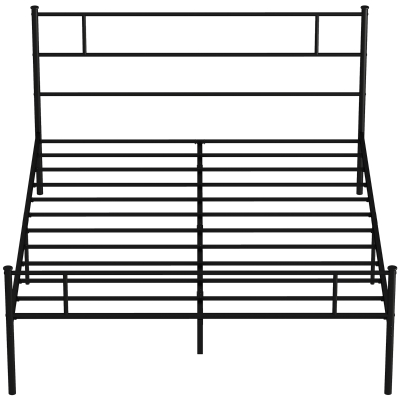 HOMCOM Struttura letto 165cm x 211cm x 100cm Nero