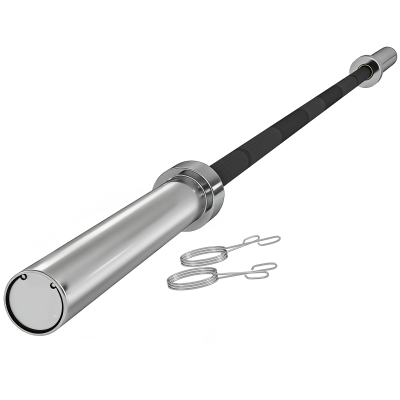 SPORTNOW 210cm Olympic Barbell 20kg with Spring Clips