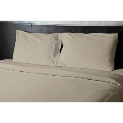 Drap plat - HOME LINGE PASSION - HP72097 - Microfibre 82 g - 240 x 300 cm - Beige ivoire