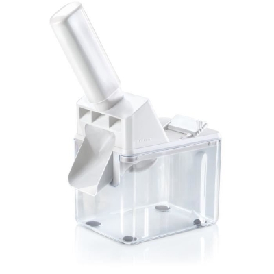 Dénoyauteur a prunes Leifheit 37300, dénoyauteur automatique avec lame en acier inox de haute qualité, utilisation rapide et simple