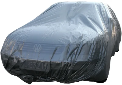 Housse de voiture - ECO BUDGET - Protection contre la poussiere - Imperméable - Polyéthylene - 430x165x120 cm